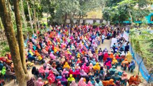 শার্শায় মহিলা দলের উঠান বৈঠক অনুষ্ঠিত