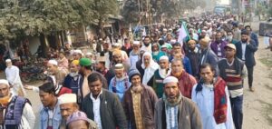 বাগআঁচড়ায় জামায়াতে ইসলামীর নির্বাচনী হাজার হাজার মানুষের গণমিছিল
